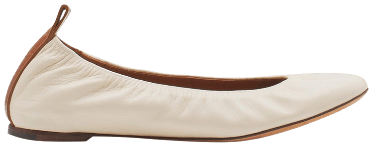 Lanvin Wmns The Ballerina Flat Beige