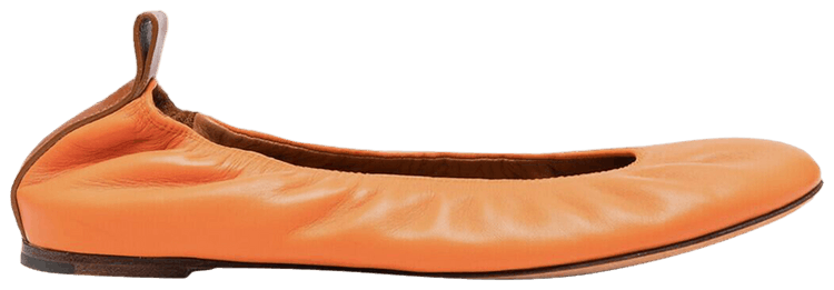 Lanvin Wmns The Ballerina Flat Mandarine