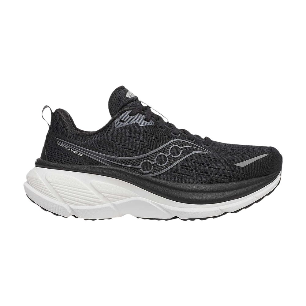 Pre-owned Saucony Wmns Wmns Hurricane 25 Wide 'black White' | Women's Size 7