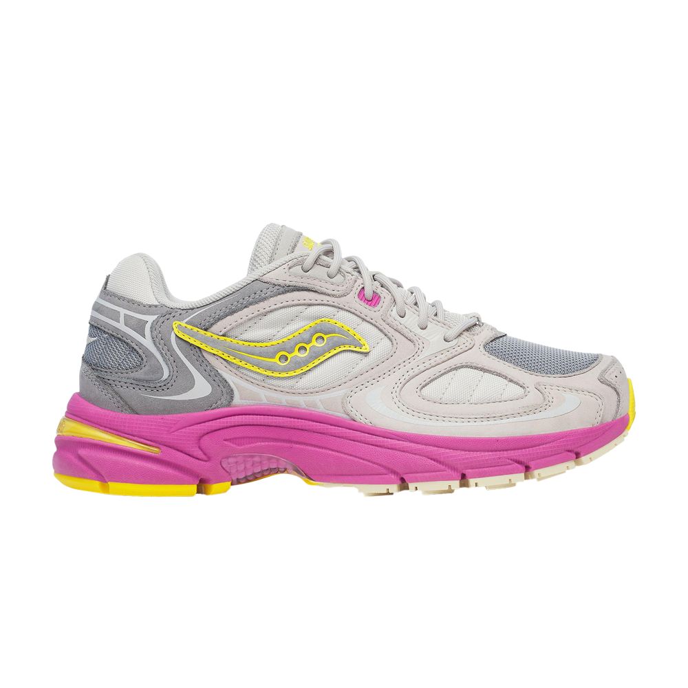 Pre-owned Saucony Wmns Grid Jazz 9 Lux 'grey Fuchsia' | Women's Size 12 In Gray