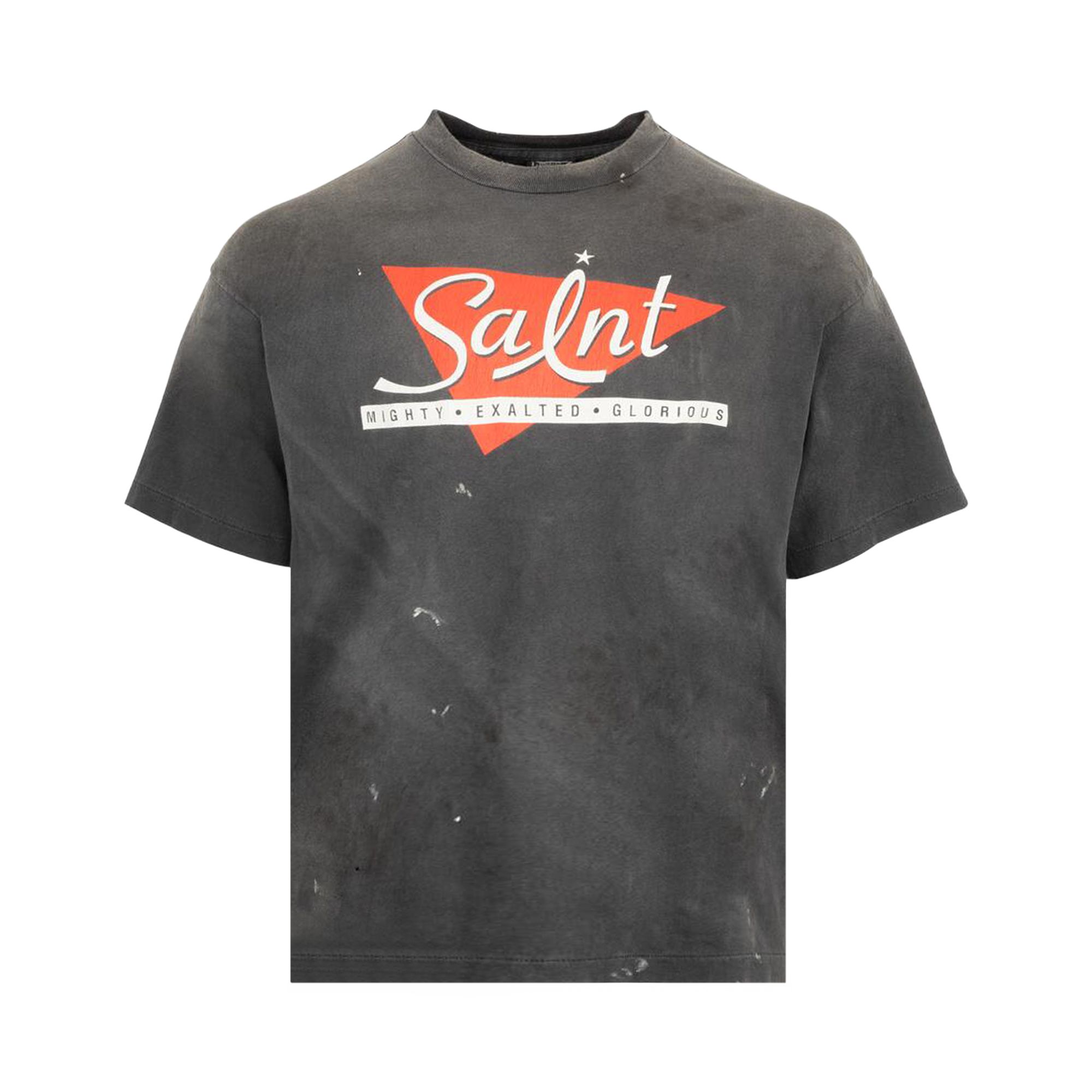 Pre-owned Saint Mxxxxxx Mighty Saint Short-sleeve Tee 'black' | Men's Size Xl