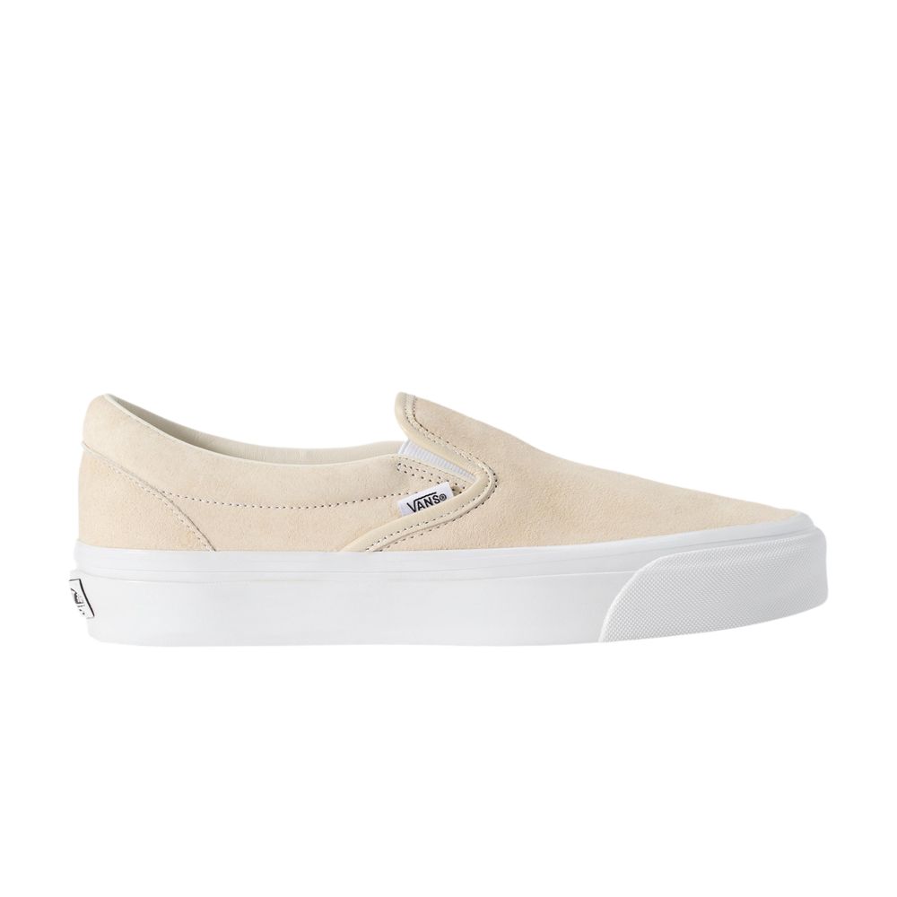 Pre-owned Vans Premium Classic Slip-on 'creme Brule Beige' | Cream | Men's Size 6.5 In White