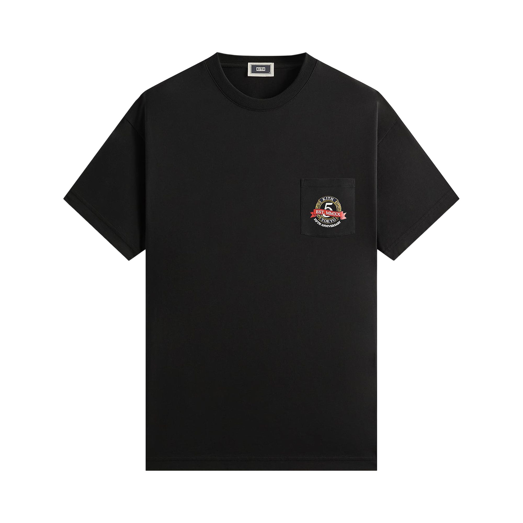 Pre-owned Kith Tokyo 5 Year Anniversary Pocket Tee 'black' | Men's Size L