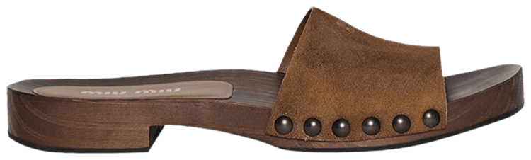 Miu Miu Wmns Slide Sandal Cannella