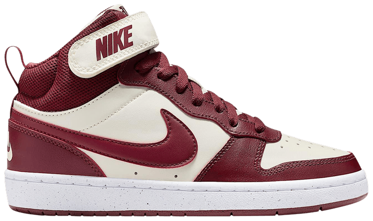 Nike Court Borough Mid 2 GS Dark Team Red