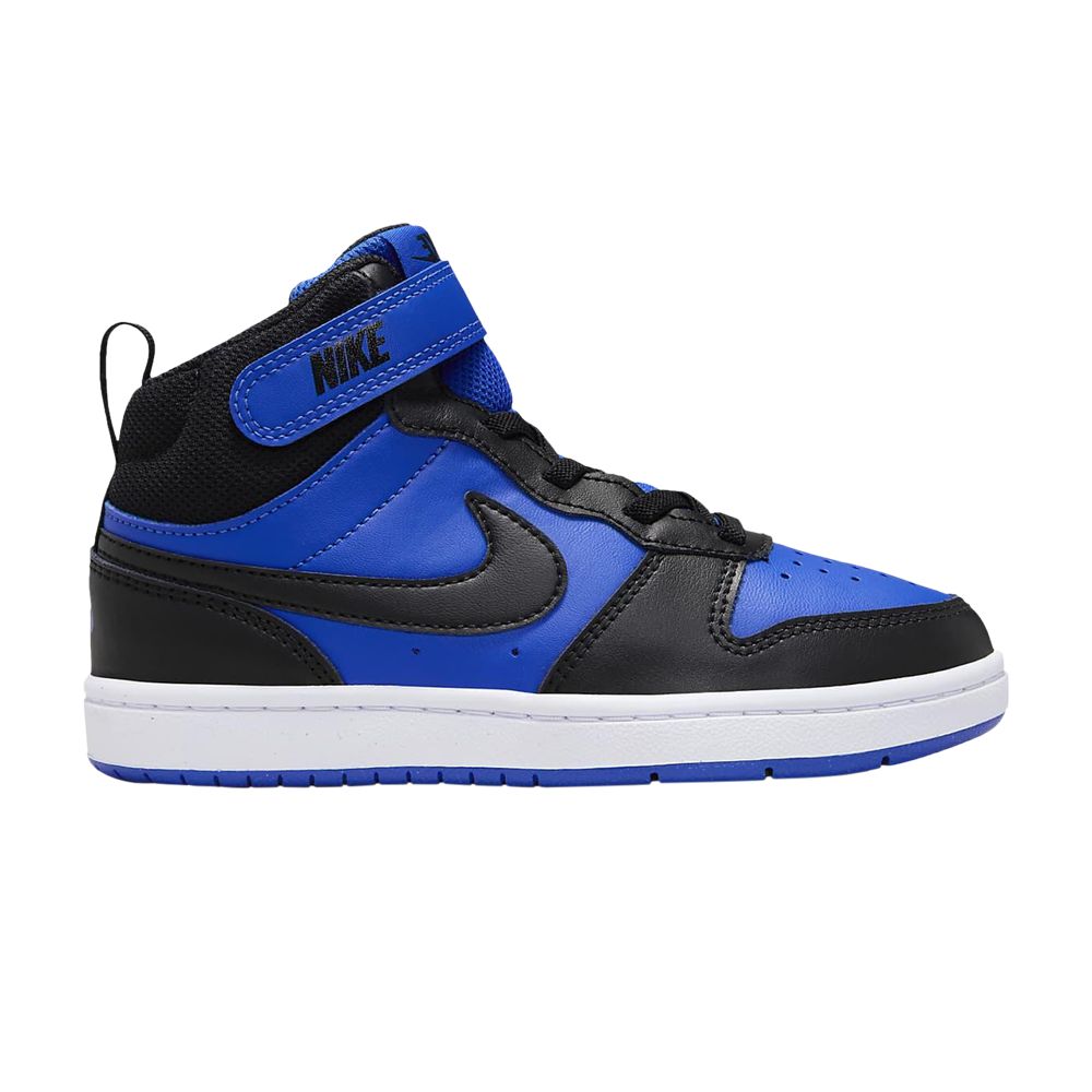 Pre-owned Nike Court Borough Mid 2 Psv 'black Game Royal' | Blue | Kid's Size 3