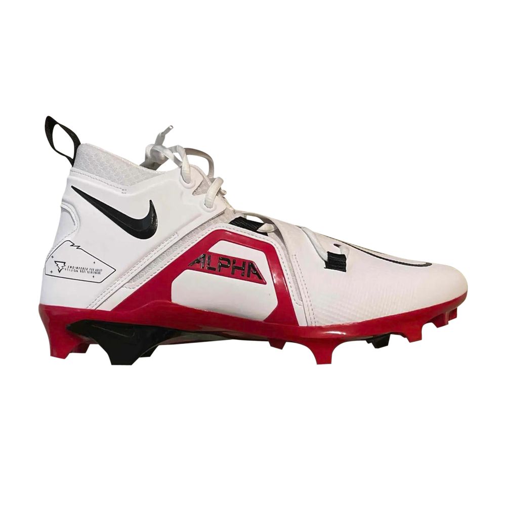 Nike Alpha Menace Pro 3 'White Black University Red' | Men's Size 13 - DM1788-105