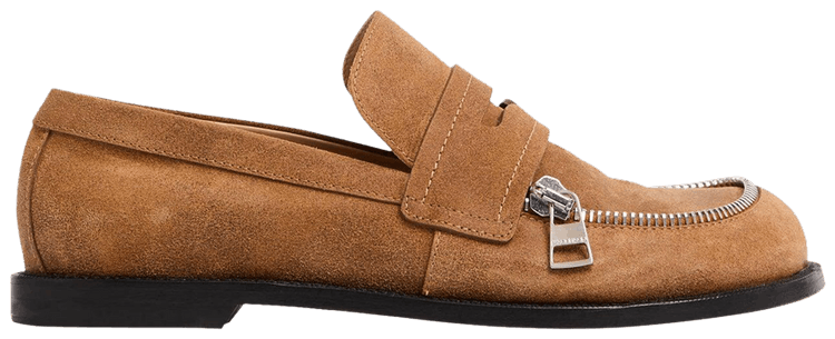 JW Anderson Biker Moccasin Loafer Rust