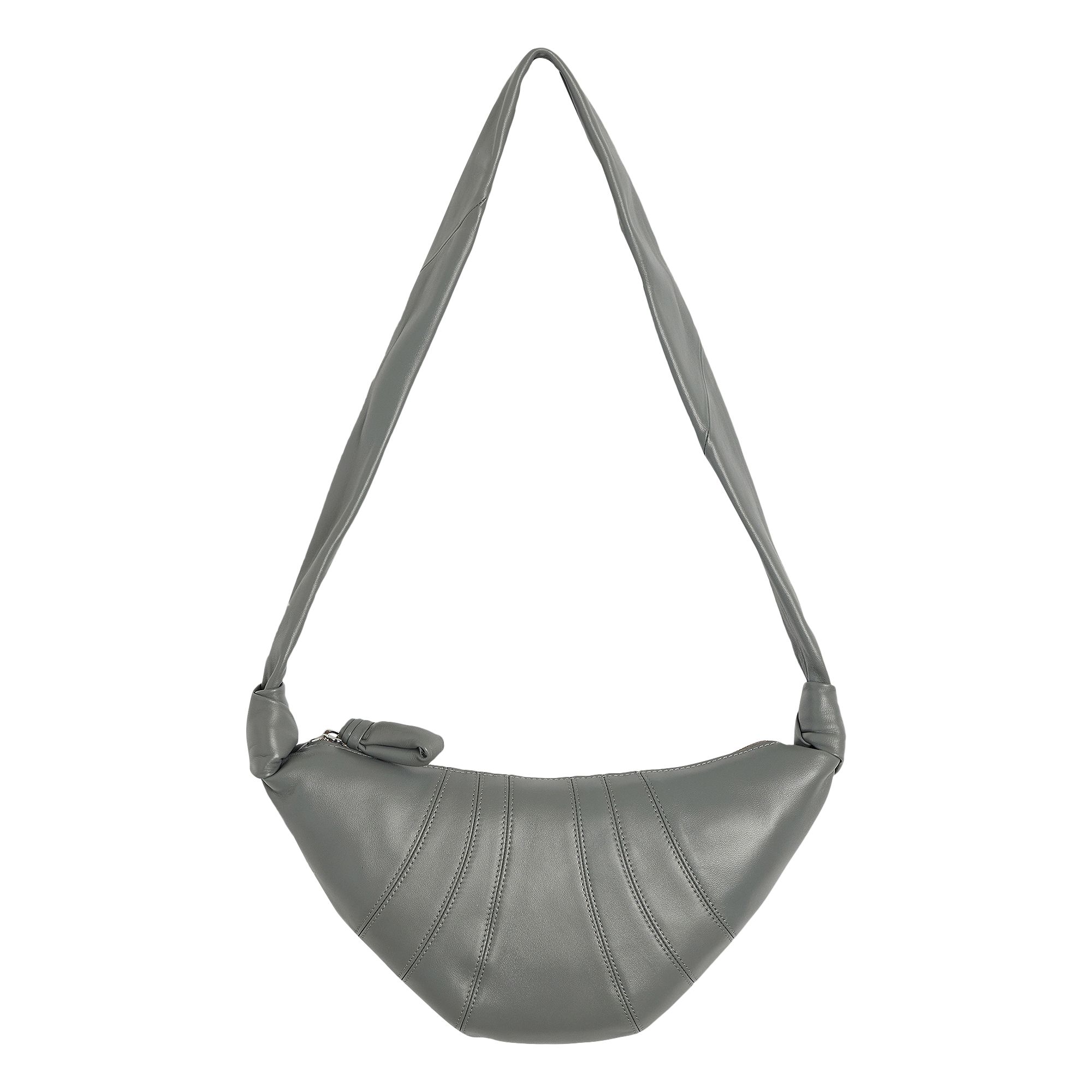 Pre-owned Lemaire Small Croissant Bag 'smoked Pearl' | Grey | Men's Size Onesize In Gray