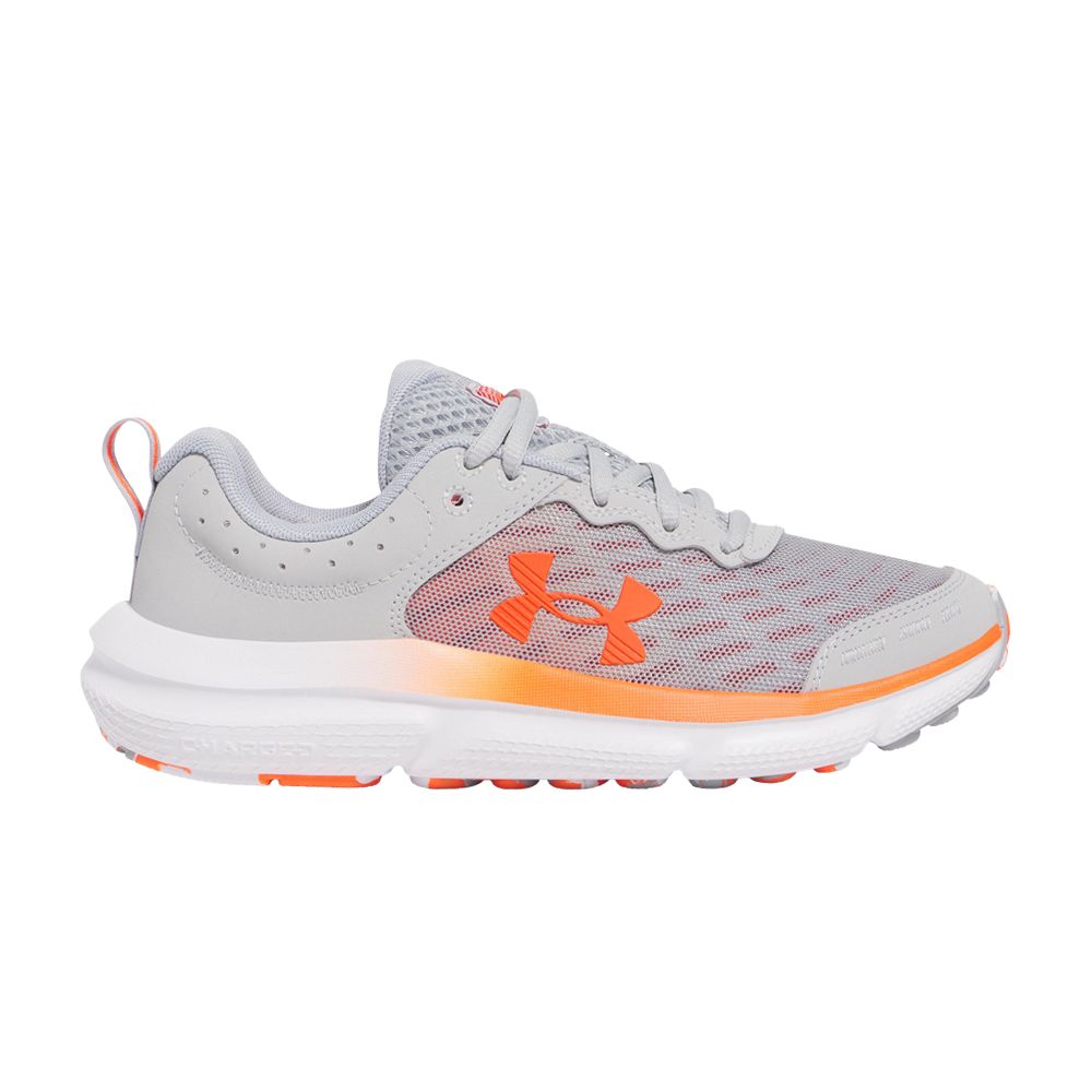 Pre-owned Under Armour Assert 10 Ac Gs 'mod Grey Ares Red' | Kid's Size 6 In Gray