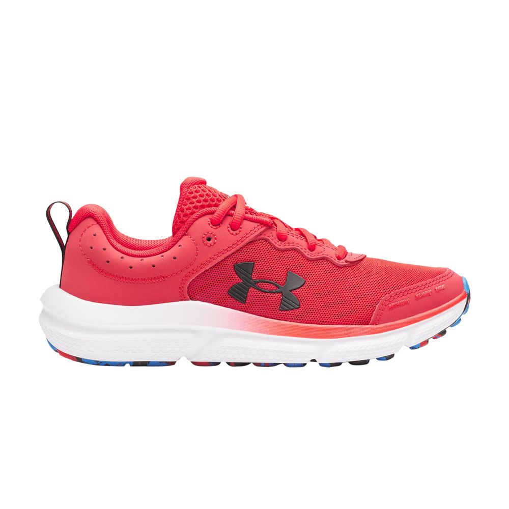 Pre-owned Under Armour Assert 10 Ac Gs 'red Black' | Kid's Size 4