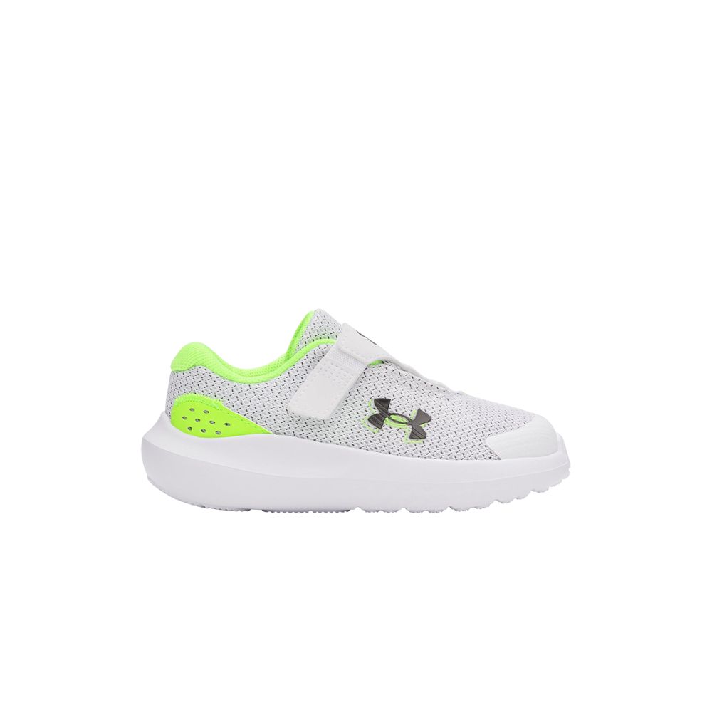 Pre-owned Under Armour Surge 4 Ac Td 'white Hyper Green Black' | Infant Size 9