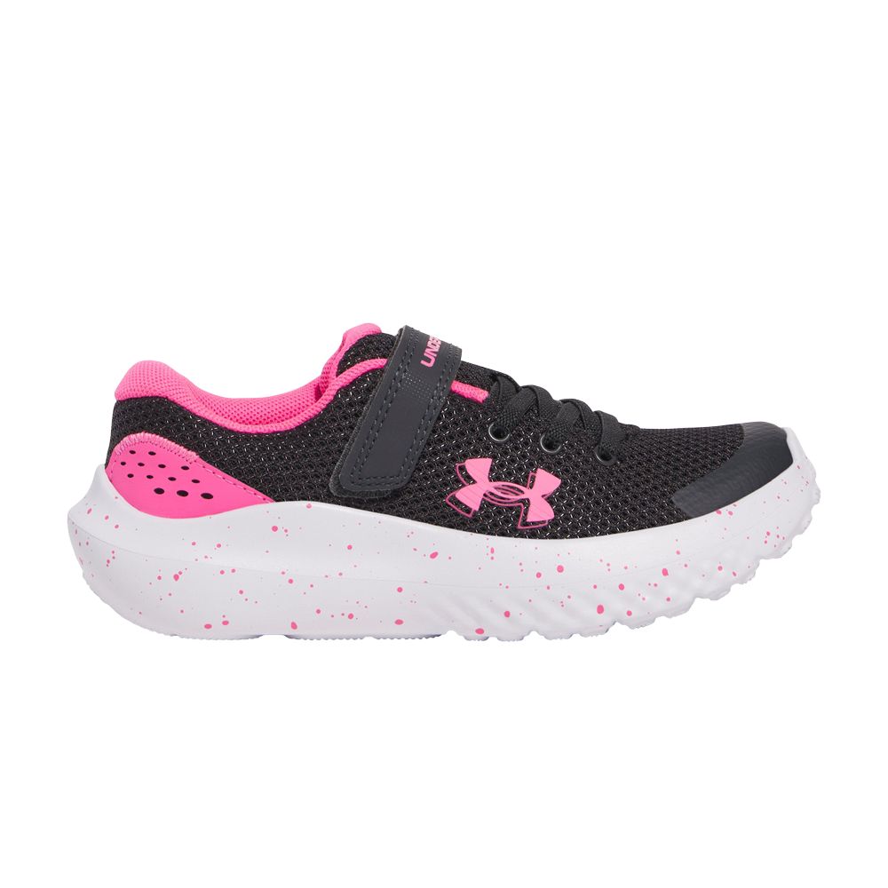 Pre-owned Under Armour Surge 4 Ac Ps 'anthracite Aero Pink' | Black | Kid's Size 2