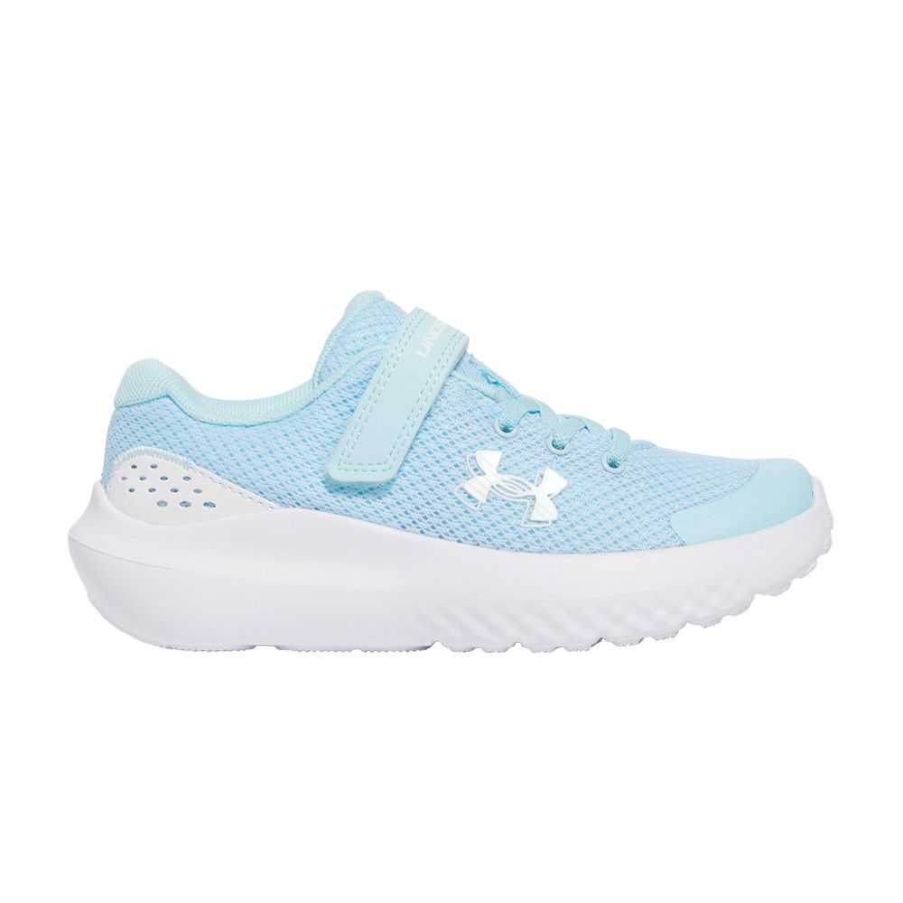 Pre-owned Under Armour Surge 4 Ac Ps 'stream Iridescent' | Blue | Kid's Size 12