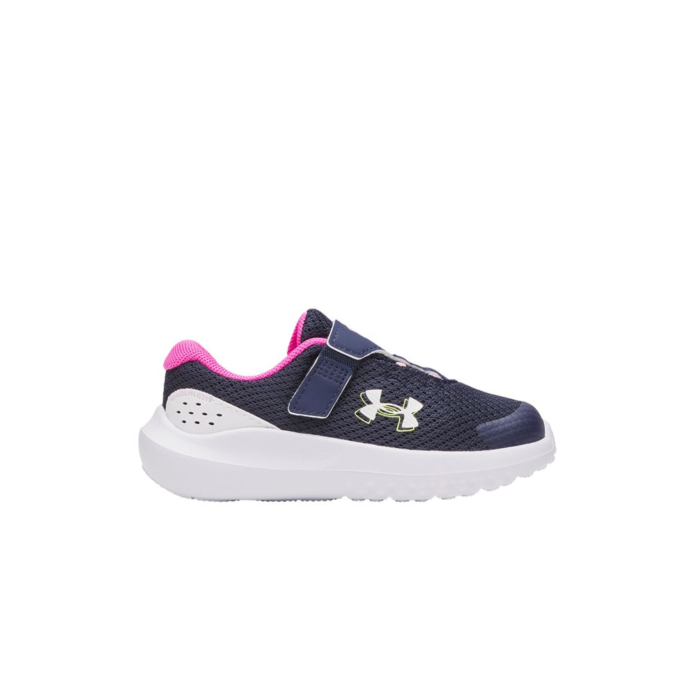 Pre-owned Under Armour Surge 4 Ac Td 'midnight Navy Rebel Pink' | Blue | Infant Size 7