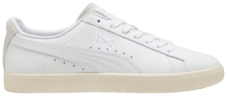 Puma Clyde Premium White Frosted Ivory