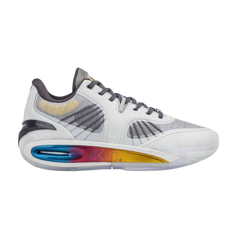 Pre-owned Anta Kt10 'crossing Time' | Grey | Men's Size 11 In Gray