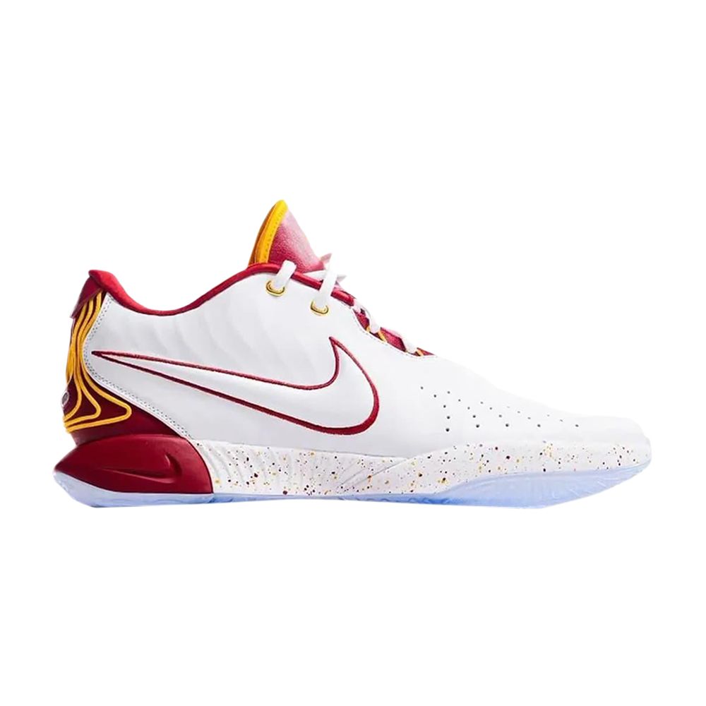 Nike LeBron 21 'USC Home' PE | White | Men's Size 7 - HQ6992743158A