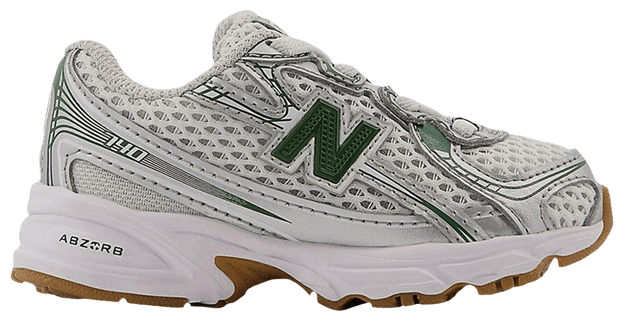 Buy New Balance 740 Bungee Lace Toddler 'Silver Metallic Dark