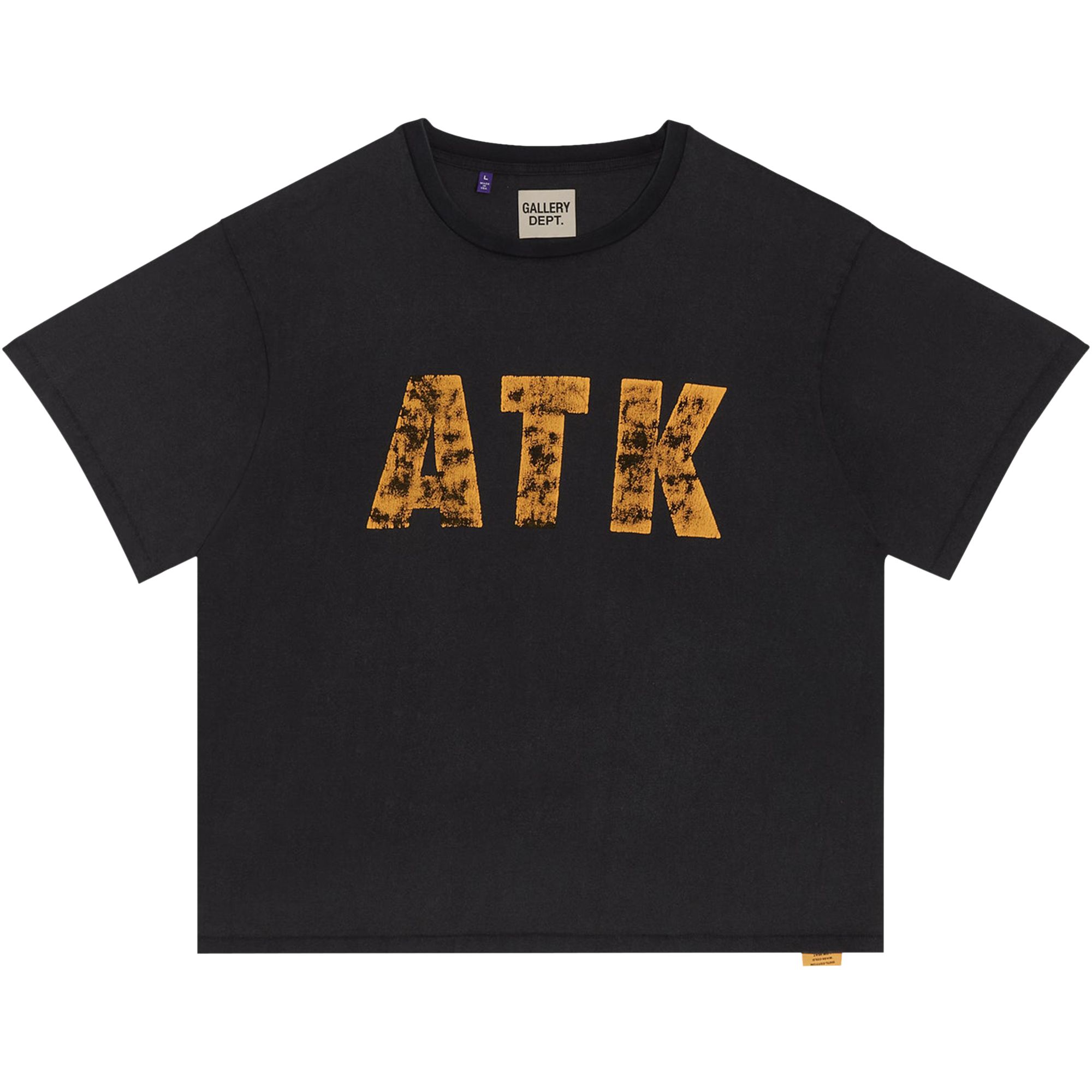 Pre-owned Gallery Dept. Distressed Atk Tee 'black' | Men's Size L
