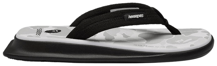 BAPE x Havaianas Tradi Zori Flip Flops White Camo