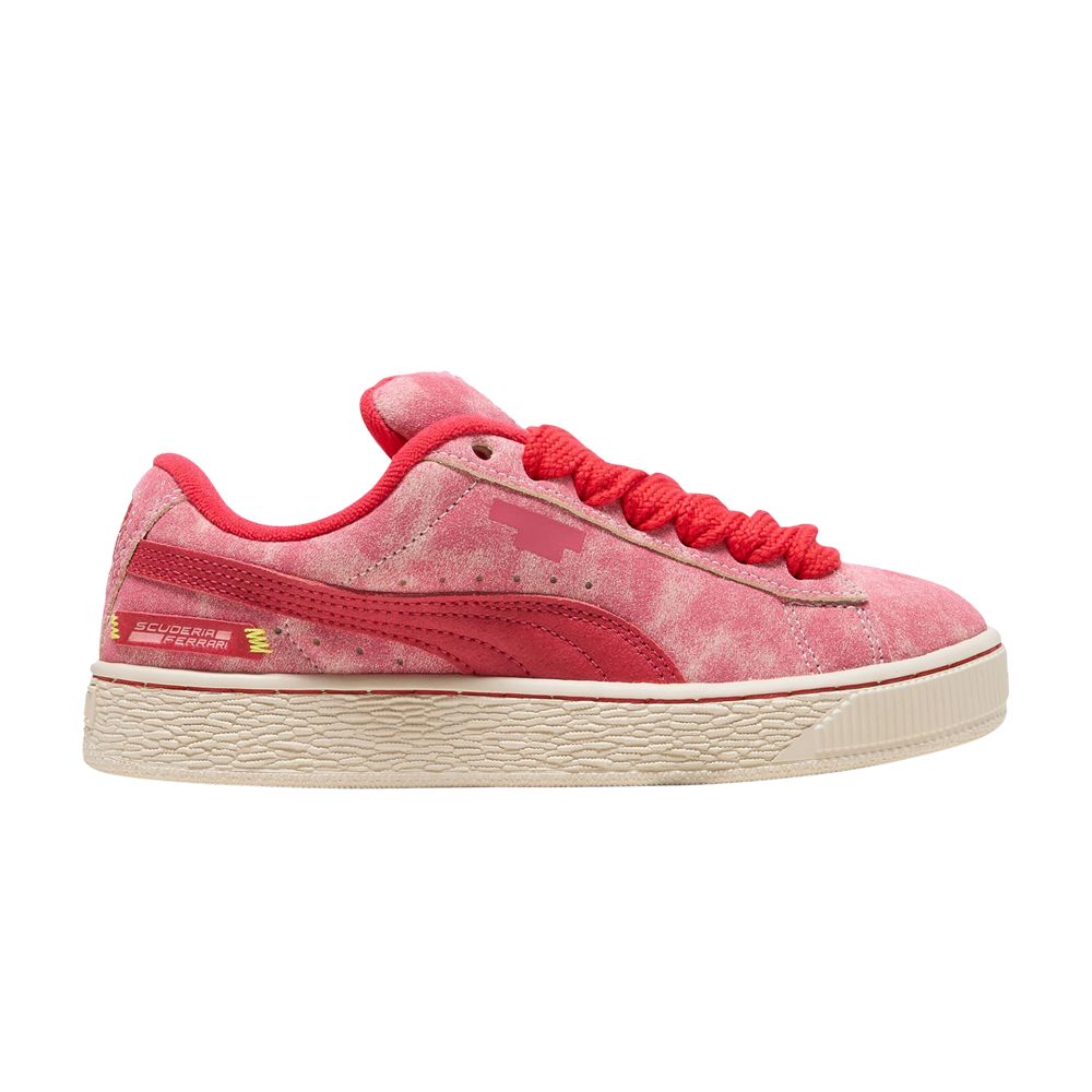 Puma Scuderia Ferrari x Suede XL Big Kid 'Desert Sun Pack - Rosso Corsa' | Pink | Kid's Size 6 - 309038-01