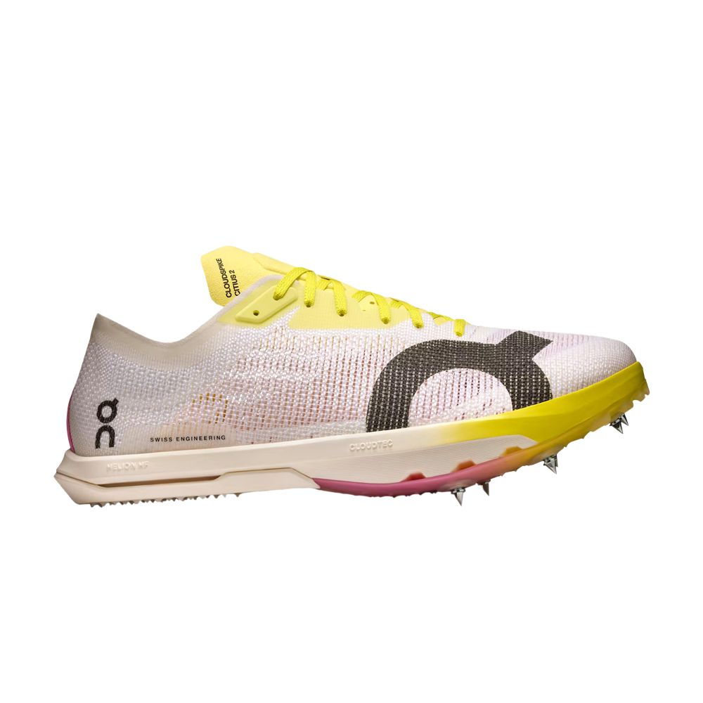 Pre-owned On Cloudspike Citius 2 'white Yellow Raspberry' | Men's Size 8.5