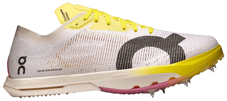 ON Wmns Cloudspike Citius 2 White Yellow Raspberry