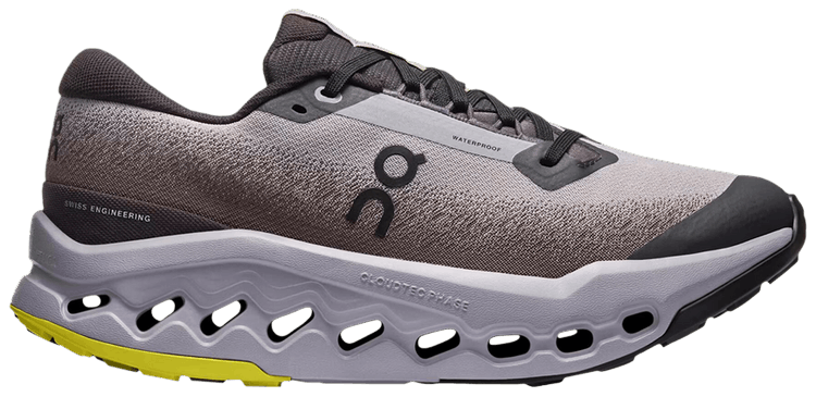 ON Wmns Cloudsurfer Trail 2 Waterproof Black Lilac