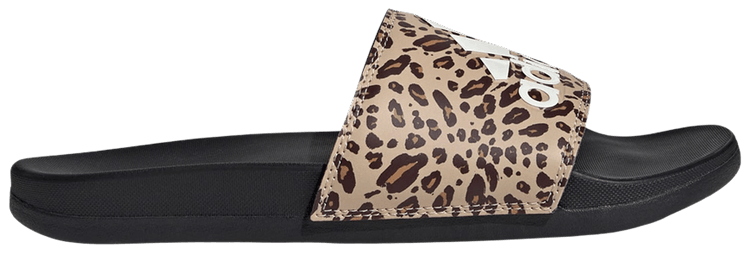 Adidas Wmns Adilette Comfort Slide Magic Beige Leopard