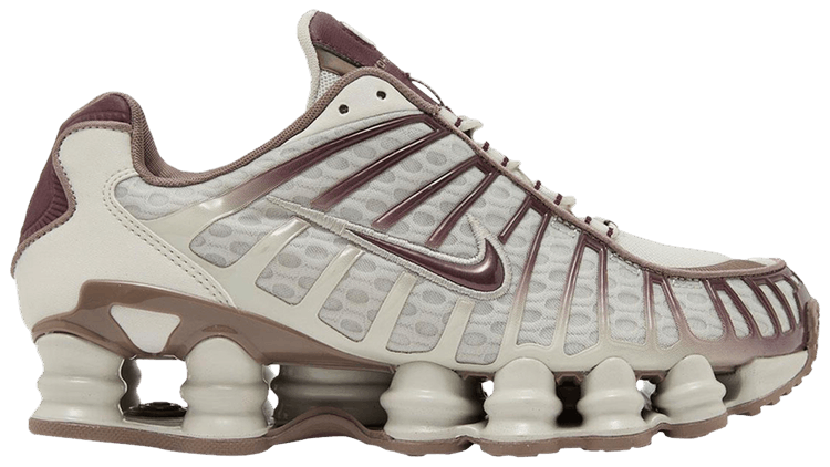 Nike Wmns Shox TL Light Bone Burgundy Crush