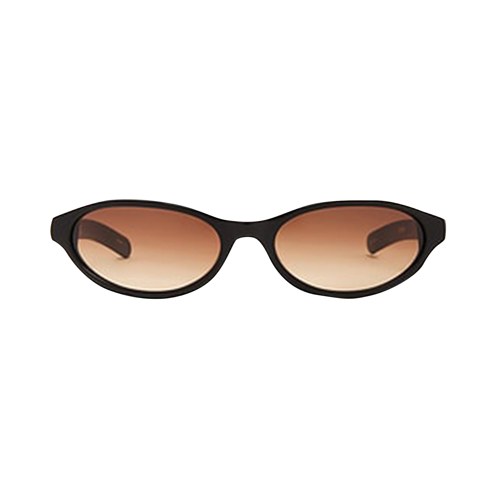 Pre-owned Flatlist Olympia Sunglasses 'solid Black/brown Gradient' | Men's Size Onesize
