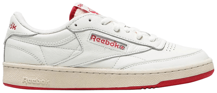 Reebok Club C 85 Vintage Chalk Vector Red