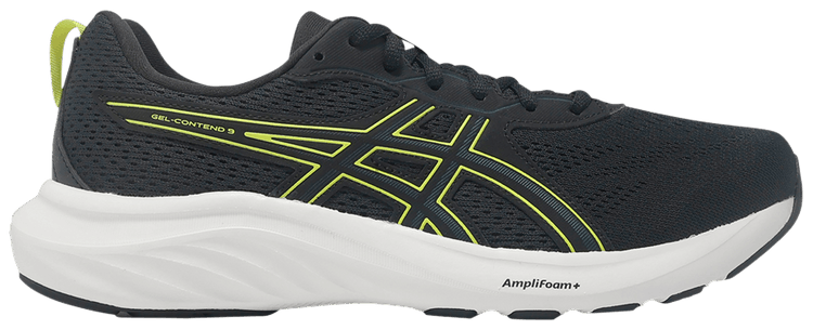 Asics Gel Contend 9 Extra Wide Black Citron
