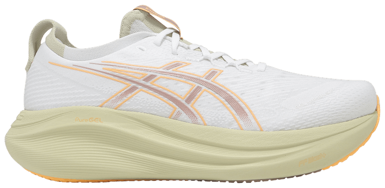 Asics Gel Nimbus 27 Wide White Fawn