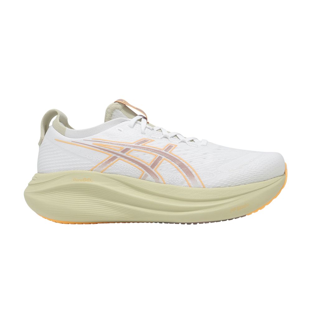 ASICS Gel Nimbus 27 Wide 'White Fawn' | Men's Size 12.5 - 1011B956-102
