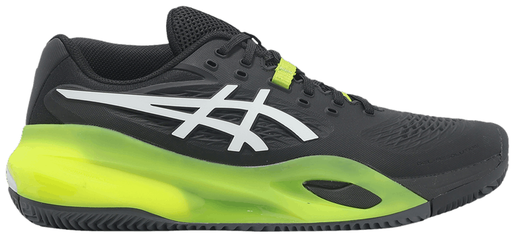 Asics Gel Resolution X Clay Black White Green