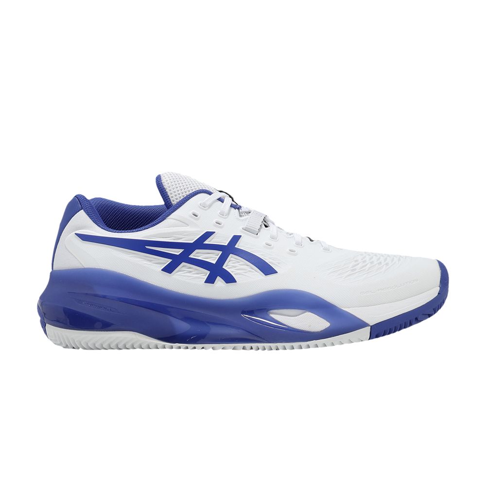 Pre-owned Asics Gel Resolution X Clay 'white Dark Cobalt' | Men's Size 8.5