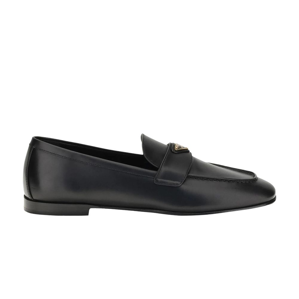 Pre-owned Prada Wmns Triangle Logo Loafer 'black' | Women's Size 5