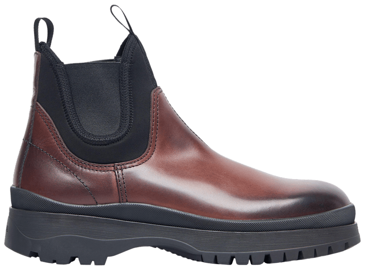 Prada Blixxen Ankle Boot Brown