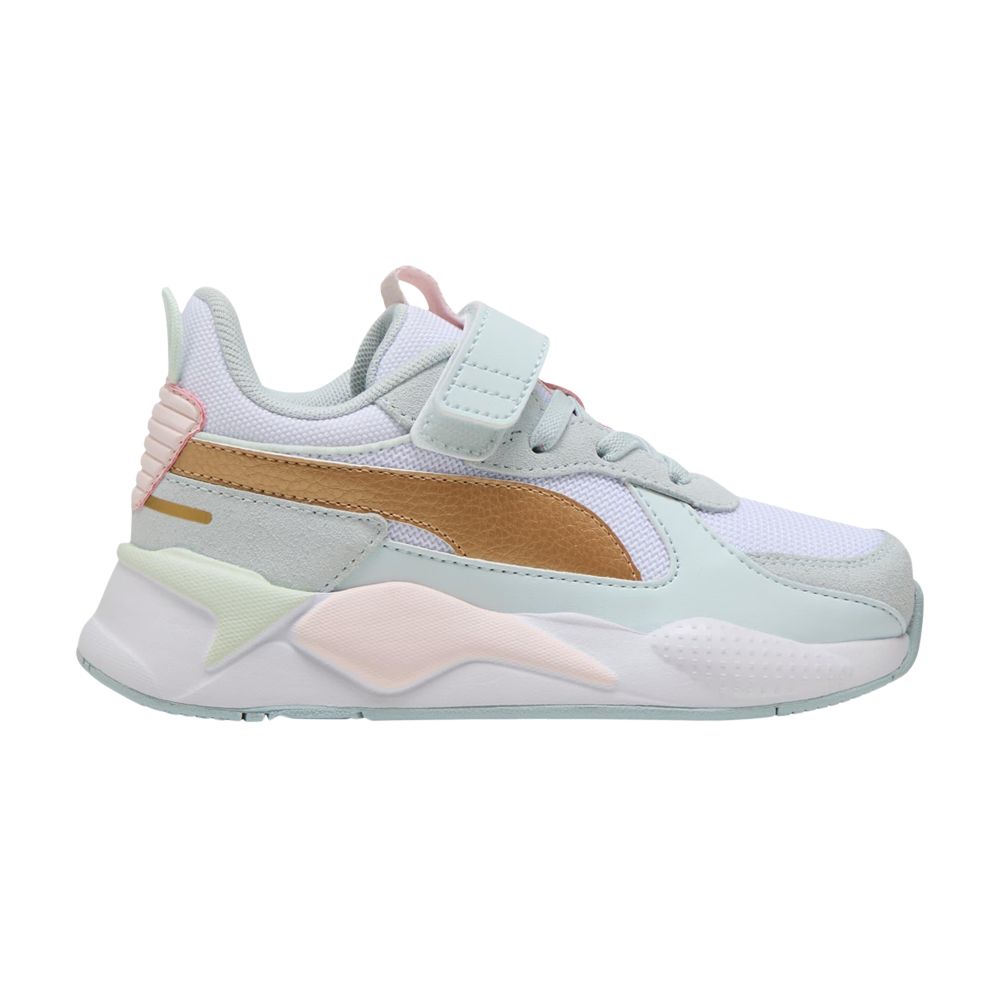 Pre-owned Puma Rs-x Metallic Ac+ Little Kid 'white Sea Glass' | Kid's Size 3.5