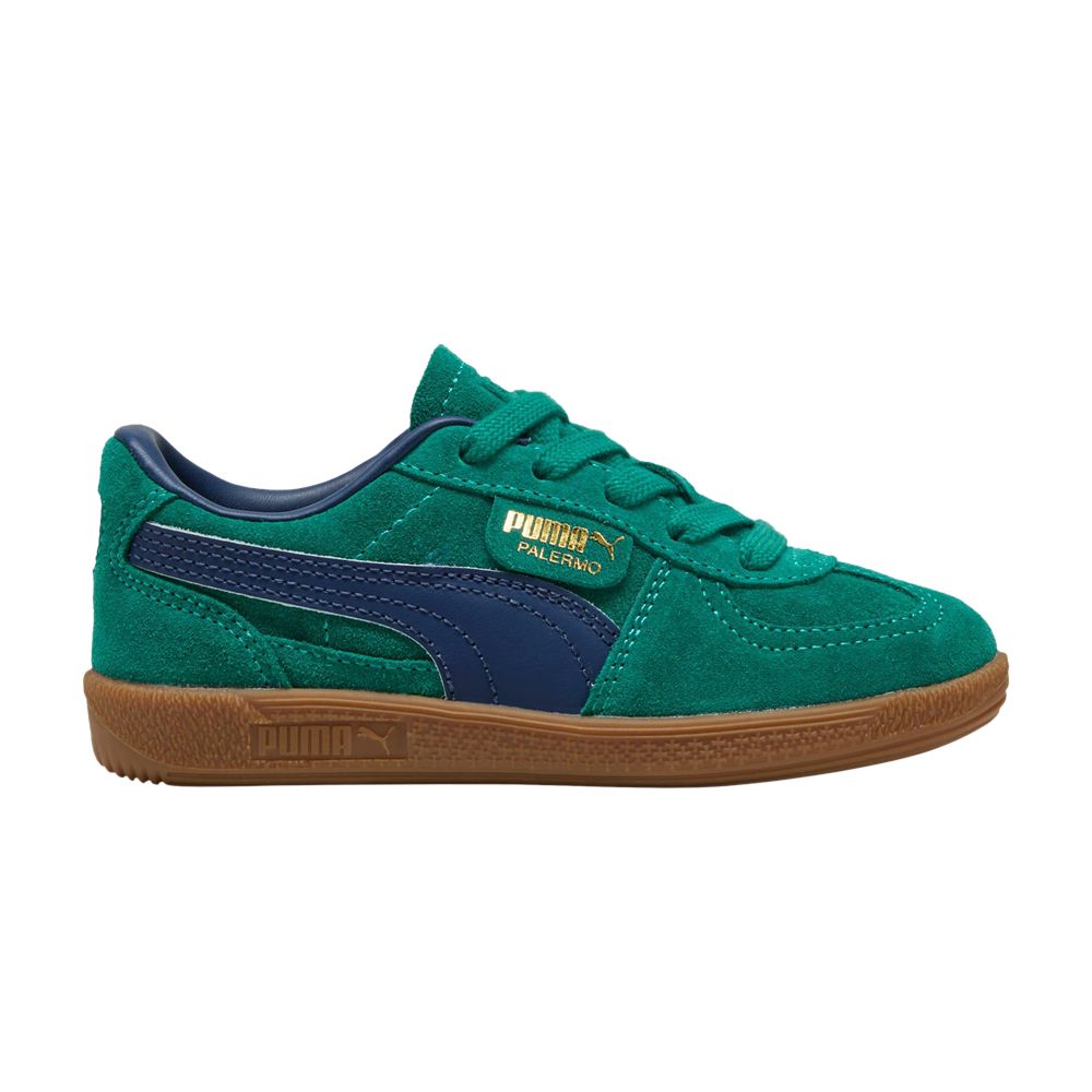Puma Palermo Little Kid 'Wild Green Persian Blue' | Kid's Size 3.5 - 397273-35