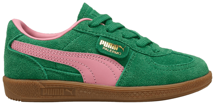 Puma Palermo Little Kid Archive Green Pinkscape