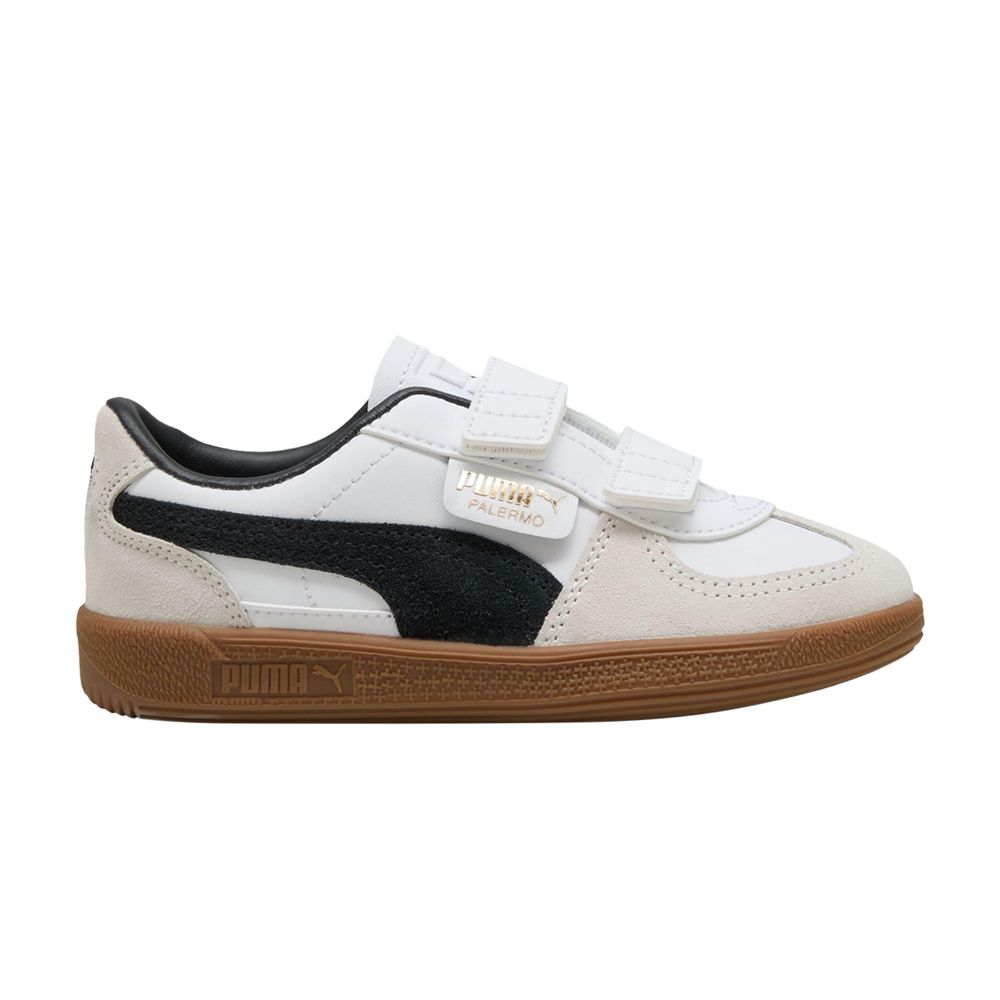 Puma Palermo Elevata Leather Little Kid 'White Vapor Grey Gum' | Kid's Size 12.5 - 402003-01