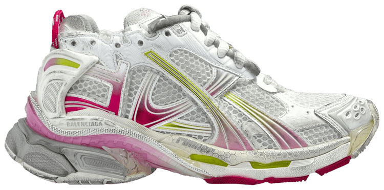 Balenciaga Wmns Runner Sneaker Gradient   Pink Fluo Yellow