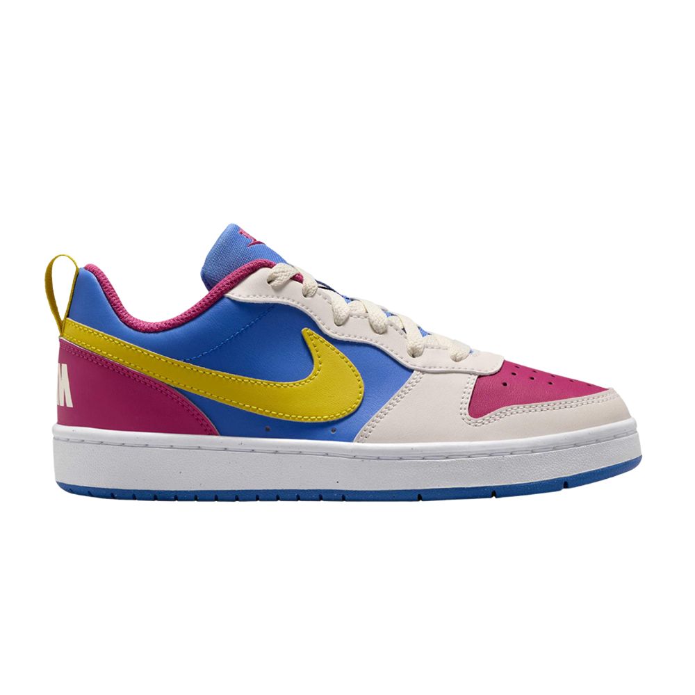 Pre-owned Nike Court Borough Low Recraft Gs 'sweet Beet Comet Blue Citron' | Multi-color | Kid's Size 7