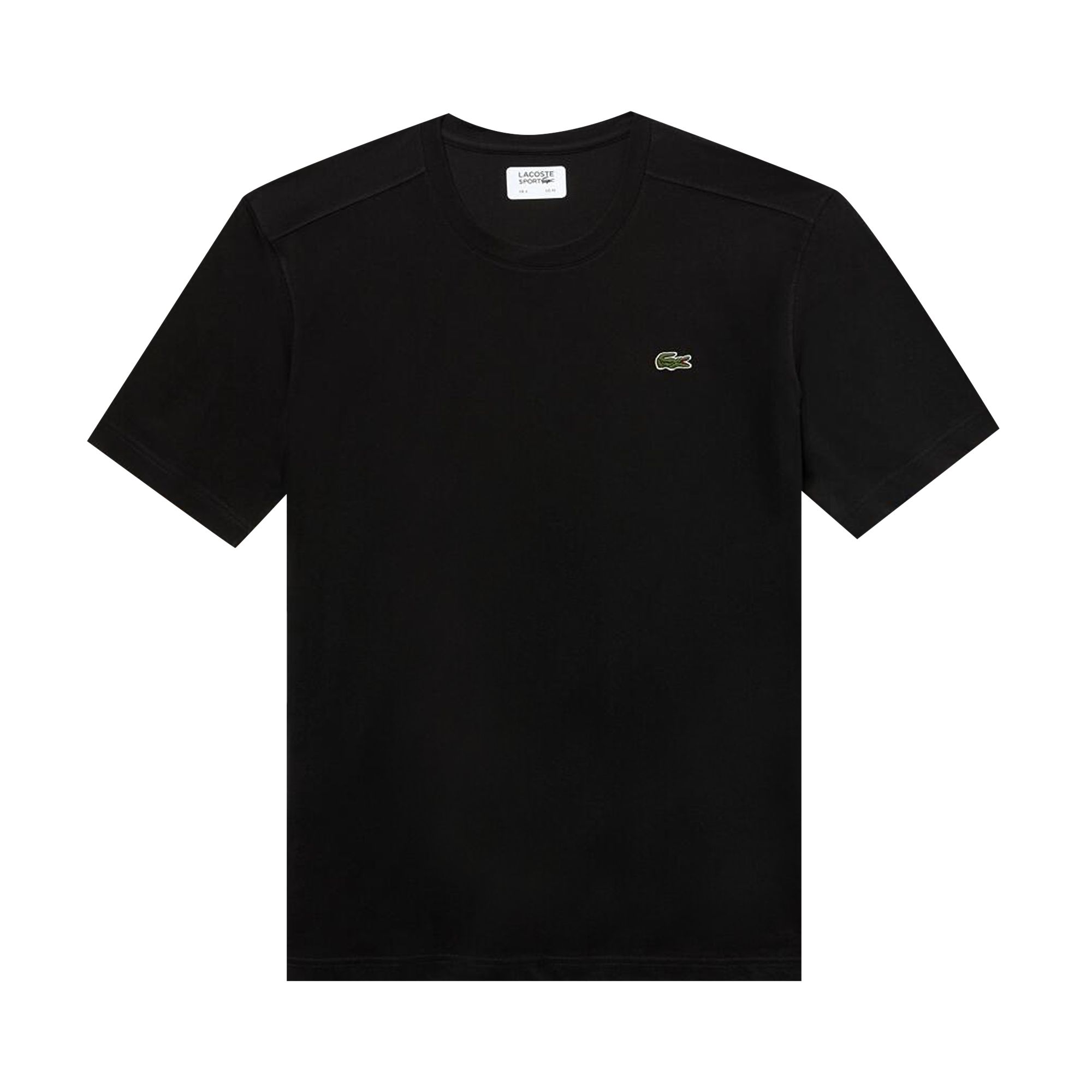 Pre-owned Lacoste Ultra Dry Sport T-shirt 'black' | Men's Size 4