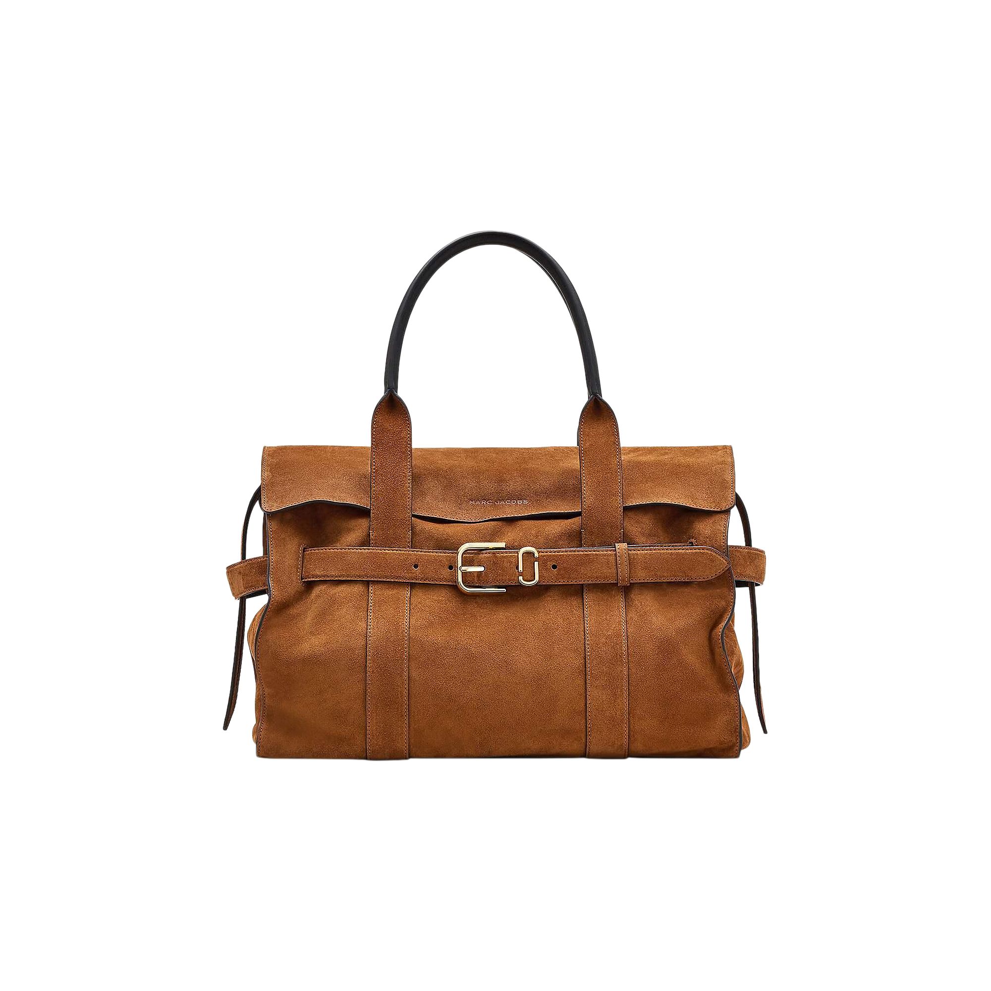 Pre-owned Marc Jacobs Suede Dakota Tote Bag 'copper' | Tan | Women's Size Onesize In Brown