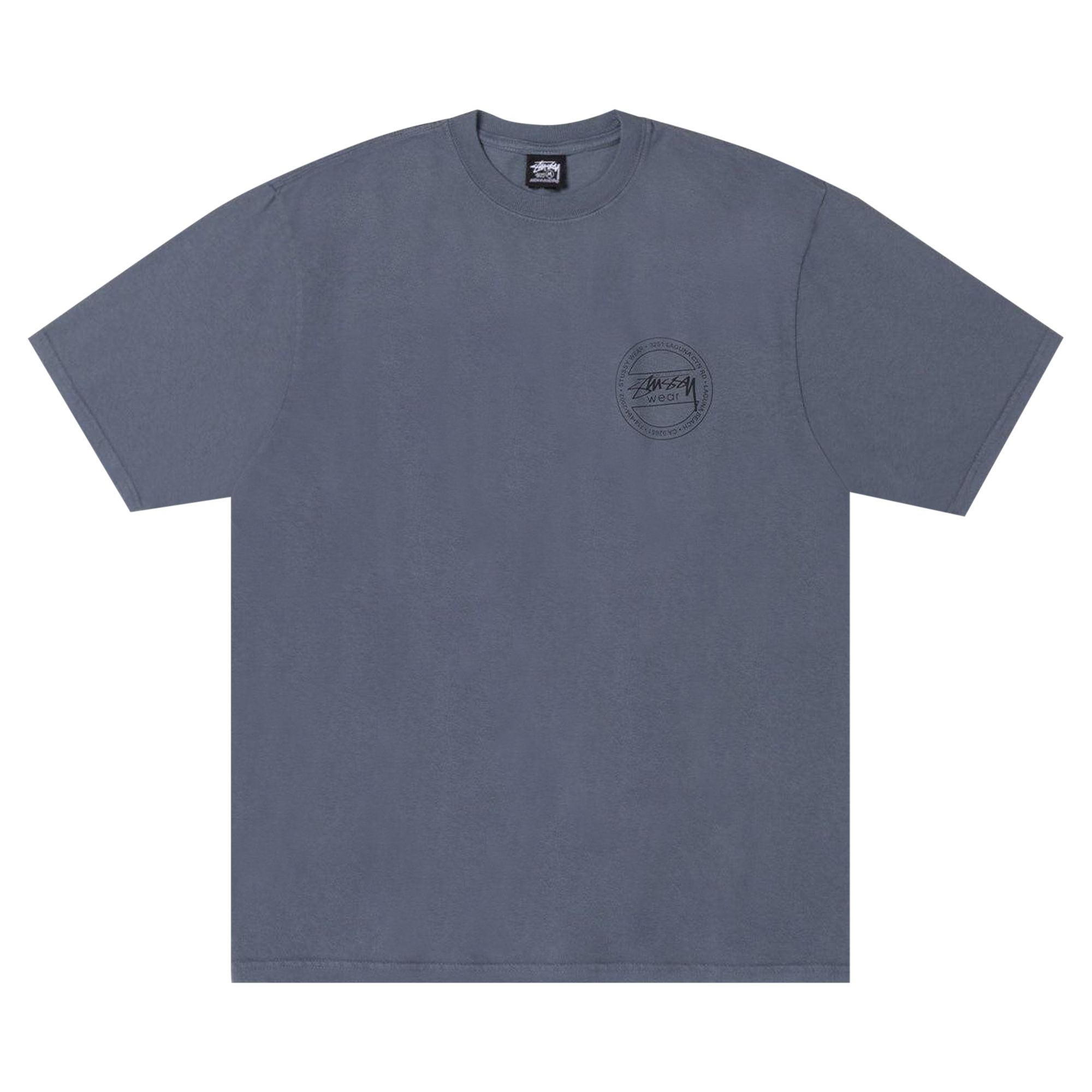 Pre-owned Stussy Wear Tee Pigment Dyed 'navy' | Blue | Men's Size S