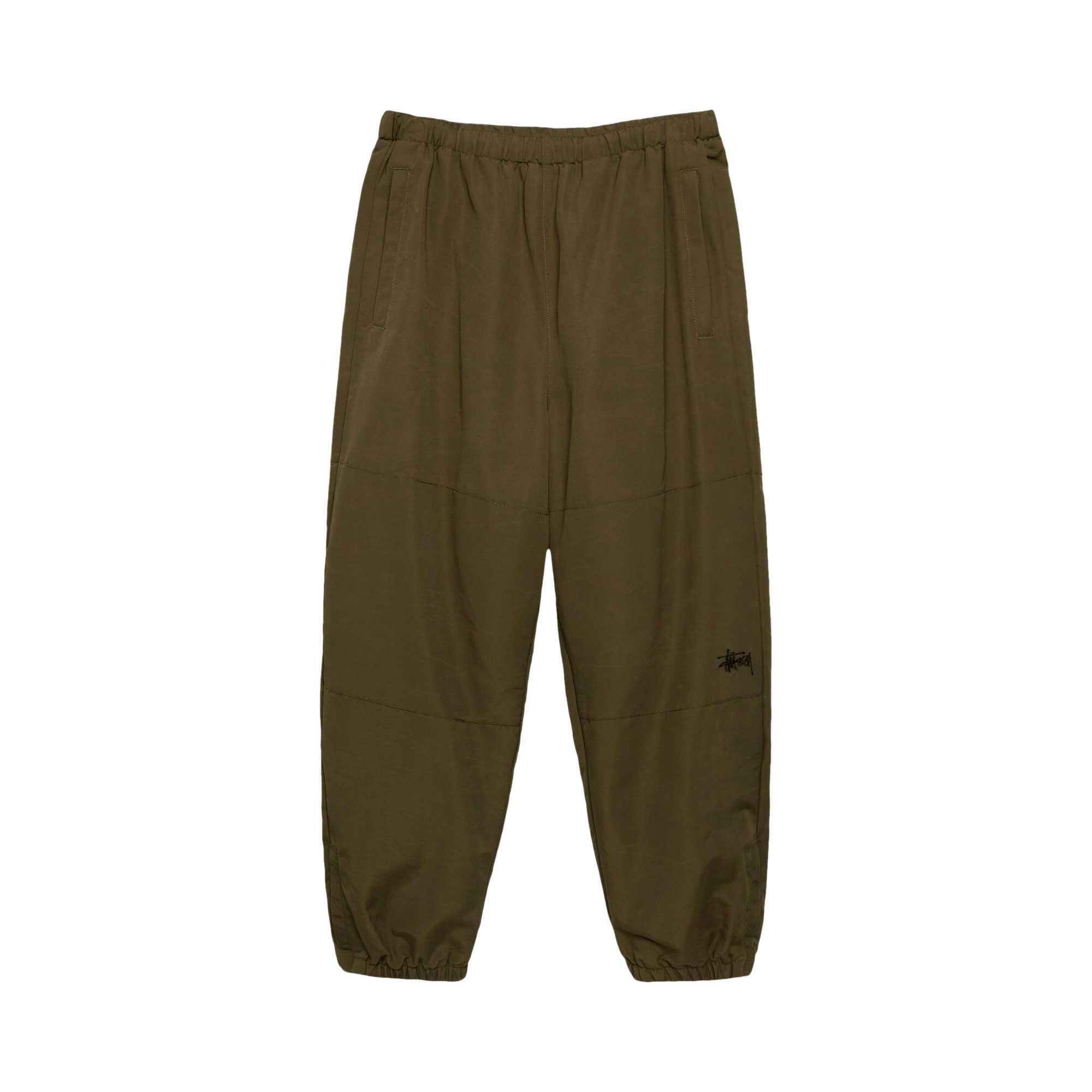 Pre-owned Stussy Training Pant 'olive' | Green | Men's Size L